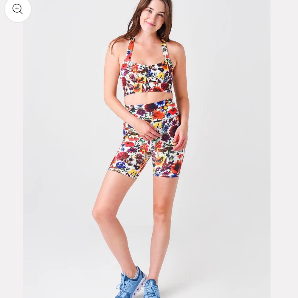 Splits59 Ava Floral Techflex Bike Shorts